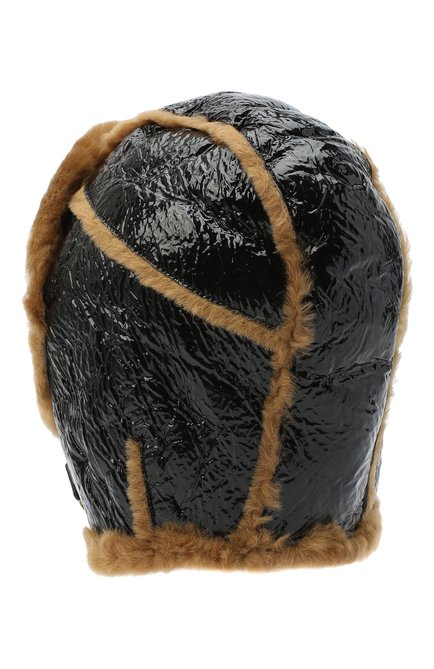 Женская меховая шапка YVES SALOMON черного цвета, арт. 20WAA312XXMEVN | Фото 2 (Материал: Натуральный мех)