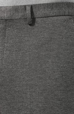 Мужские брюки из вискозы HUGO серого цвета, арт. 50428055 | Фото 5 (Случай: Повседневный; Материал внешний: Вискоза; Стили: Кэжуэл)
