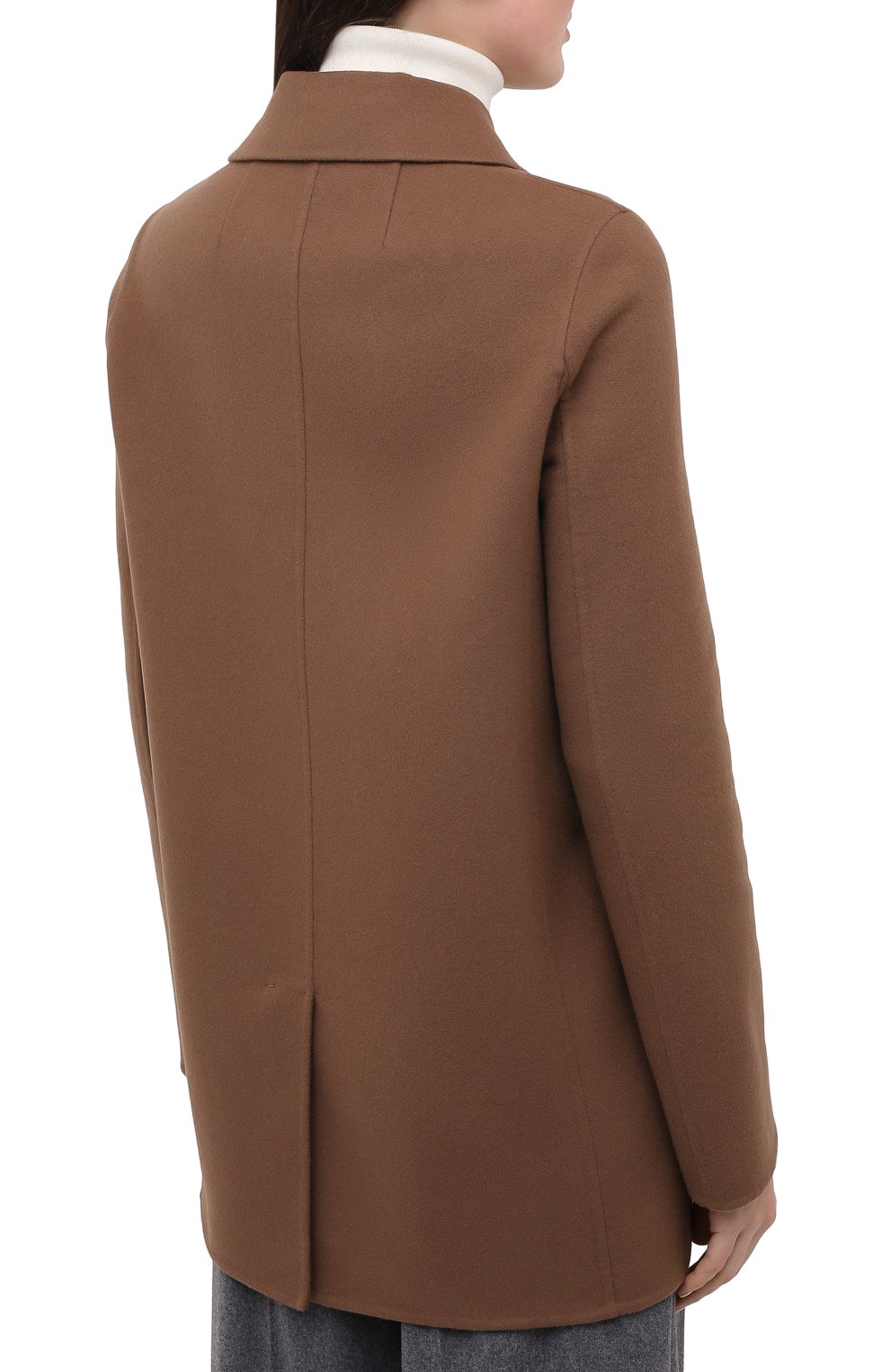 Женское коричневое кашемировое пальто THE ROW купить в интернет ...