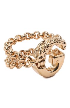 Женское кольцо alphabet g CHLOÉ золотого цвета, арт. CHC21SFR0GCB7 | Фото 1 (Материал: Металл)