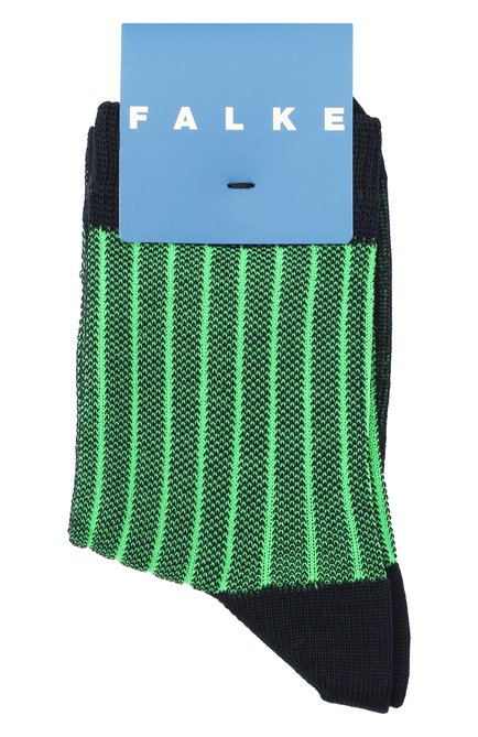 Детские хлопковые носки FALKE зеленого цвета, арт. 12932. | Фото 1 (Материал: Текстиль, Хлопок; Кросс-КТ: Носки)