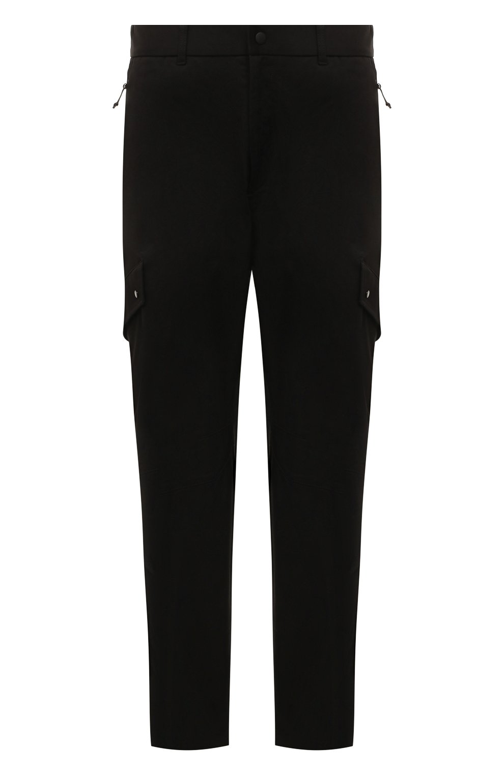 Мужские хлопковые брюки-карго MONCLER черного цвета, арт. H1-091-2A000-03-54A1U | Фото 1 (Силуэт М (брюки): Карго; Длина (брюки, джинсы): Стандартные; Случай: Повседневный; Материал внешний: Хлопок; Стили: Минимализм)