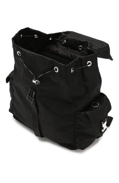 Женский текстильный рюкзак MONCLER черного цвета, арт. E1-09A-00669-00-53234 | Фото 4 (Статус проверки: Проверено, Проверена категория; Материал: Текстиль; Стили: Спорт; Размер: large)