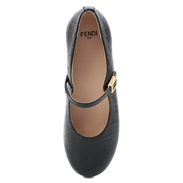 Кожаные туфли Fendi JFR321/TC3/27-31 Фото 4