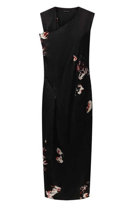 Женское платье-миди Y`S черного цвета по цене 128500 руб., арт. YS-D03-228 | Фото 1