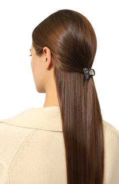 Женская заколка для волос ALEXANDRE DE PARIS синего цвета, арт. ICCB-12831-06A23 OM | Фото 2 (Региональные ограничения белый список (Axapta Mercury): Не проставлено; Нос: Не проставлено; Материал: Пластик)