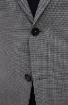 Мужской шерстяной костюм ERMENEGILDO ZEGNA серого цвета, арт. 922529/22FTKY | Фото 6 (Материал внешний: Шерсть; Рукава: Длинные; Костюмы М: Однобортный; Стили: Классический; Материал подклада: Купро)
