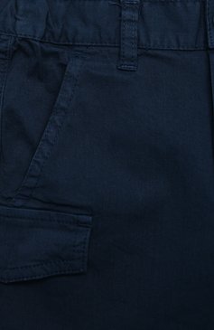 Детские хлопковые шорты IL GUFO синего цвета, арт. P21PB143C6002/24M | Фото 3 (Случай: Повседневный; Региональные ограничения белый список (Axapta Mercury): RU; Материал внешний: Хлопок)