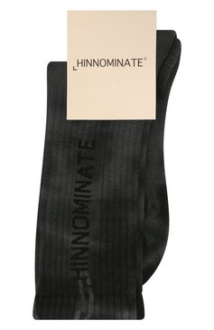 Мужские хлопковые носки HINNOMINATE темно-серого цвета, арт. HAS2/HNAM17CZ | Фото 1 (Кросс-КТ: бельё; Материал внешний: Хлопок)