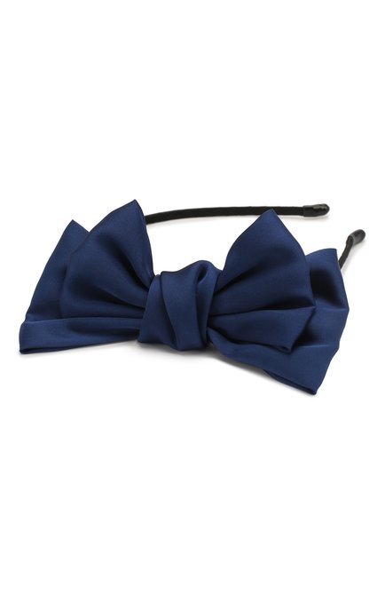Детская ободок soft bow JUNEFEE синего цвета, арт. 6440 | Фото 2 (Региональные ограничения белый список (Axapta Mercury): RU)