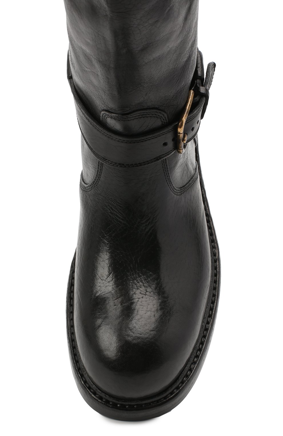 Мужские кожаные сапоги DOLCE & GABBANA черного цвета, арт. A70032/AW352 | Фото 5 (Материал внешний: Кожа; Материал внутренний: Натуральная кожа; Материал утеплителя: Без утеплителя; Подошва: Плоская; Мужское Кросс-КТ: Сапоги-обувь; Длина стельки: 25,3, 26,1, 26,5, 26,9, 27,3, 27,7, 28,1, 28,5, 29,3)