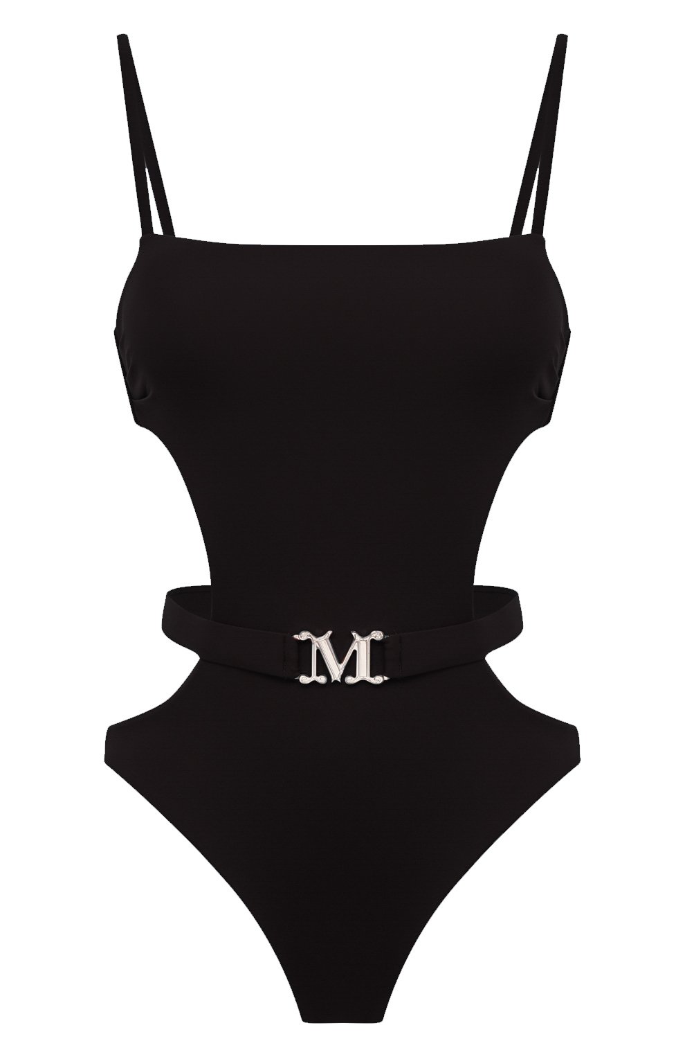 Слитный купальник Max Mara черного цвета