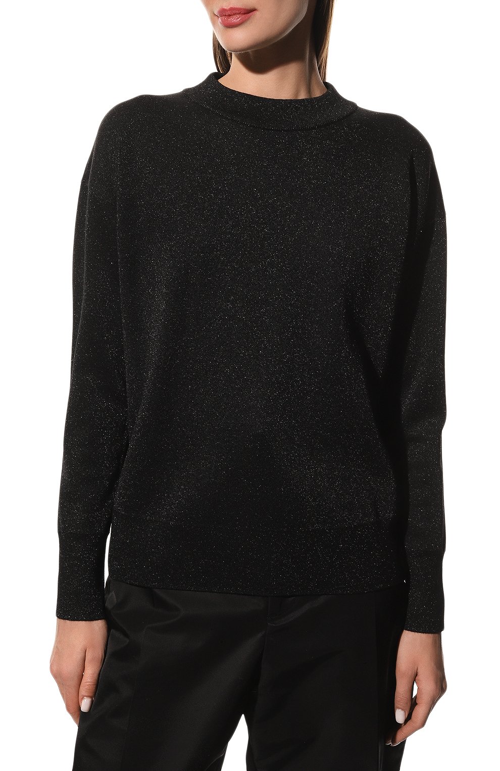 Пуловер BOSS 50483071, цвет чёрный, размер 44 - фото 3