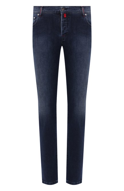 Мужские джинсы KITON темно-синего цвета по цене 109000 руб., арт. UPNJS/J02T67 | Фото 1