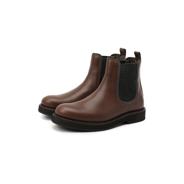 Кожаные челси Brunello Cucinelli BZESTZG017