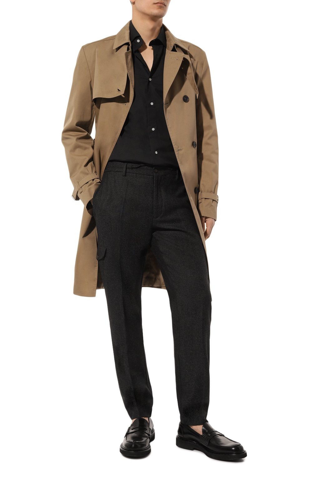 Burberry men's sandringham short clearance trench coat