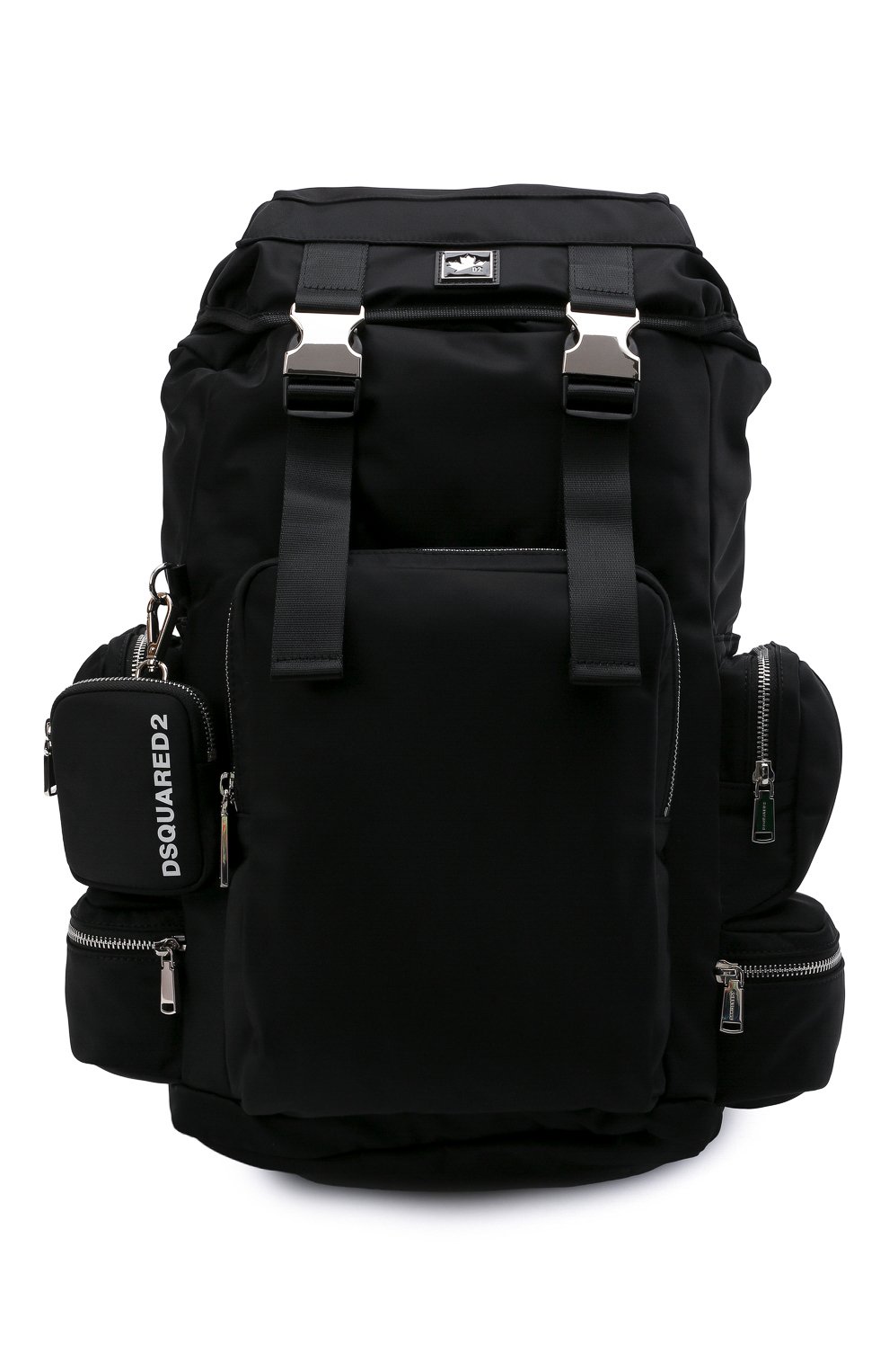 Мужской текстильный рюкзак DSQUARED2 черного цвета, арт. BPM0062 11703886 | Фото 1 (Материал: Текстиль; Сумки-технические: Рюкзаки - большие; Размер: large)
