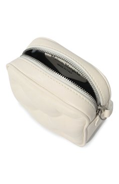 Женская поясная сумка glam slam MAISON MARGIELA белого цвета, арт. S56WB0013/PR818 | Фото 5 (Материал: Натуральная кожа; Материал сплава: Проставлено; Стили: Классический; Размер: mini; Ремень/цепочка: На ремешке; Драгоценные камни: Проставлено; Застежка: Молния; Кросс-КТ: другое)