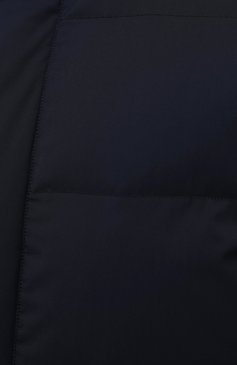 Мужская пуховик из шерсти и шелка ANDREA CAMPAGNA темно-синего цвета, арт. A3T760/4812 | Фото 5 (Кросс-КТ: Куртка; Мужское Кросс-КТ: пуховик-короткий; Материал внешний: Шерсть; Материал утеплителя: Шерсть, Пух и перо; Рукава: Длинные; Длина (верхняя одежда): До середины бедра; Стили: Кэжуэл)