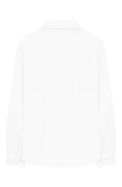 Детская хлопковая рубашка DAL LAGO белого цвета, арт. N402/7915/7-12 | Фото 2 (Рукава: Длинные; Принт: Без принта; Региональные ограничения белый список (Axapta Mercury): RU; Материал сплава: Проставлено, Проверено; Материал внешний: Хлопок; Стили: Классический; Случай: Формальный; Мальчики-школьная форма: Рубашки; Драгоценные камни: Проставлено; Статус проверки: Проверена категория; Ростовка одежда: 10 - 11 лет | 140 - 146см, 12 лет | 152 см, 7 лет | 122 см, 8 лет | 128 см, 9 лет | 134 см)