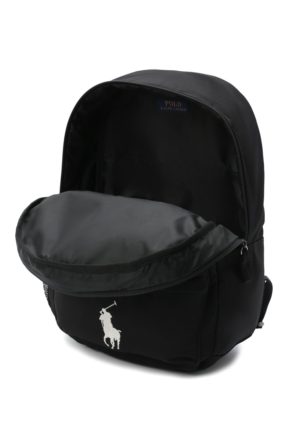 Детская рюкзак POLO RALPH LAUREN черного цвета, арт. 400769223 | Фото 3 (Региональные ограничения белый список (Axapta Mercury): RU; Материал: Текстиль)