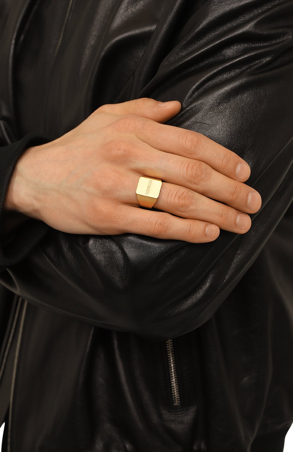 Мужского кольцо VETEMENTS золотого цвета, арт. UE63RI200G 5100 BRASS | Фото 3 (Материал: Металл)