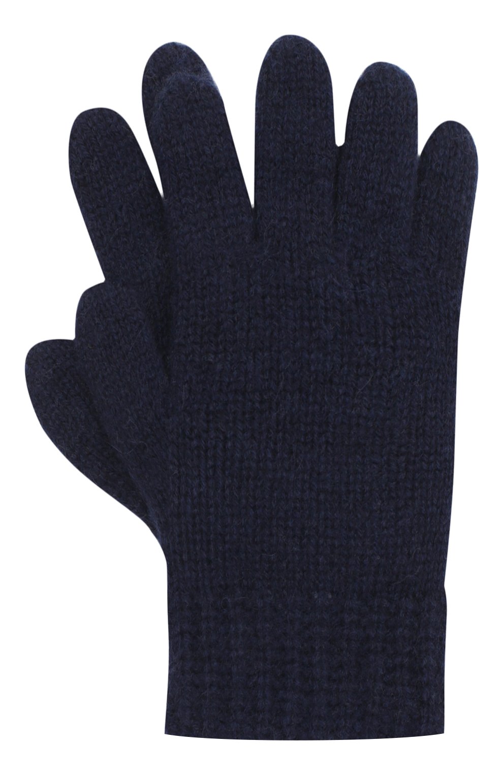 Детские кашемировые перчатки GIORGETTI CASHMERE темно-синего цвета, арт. MB1698/RASATI/8A | Фото 1 (Материал: Текстиль, Кашемир, Шерсть)