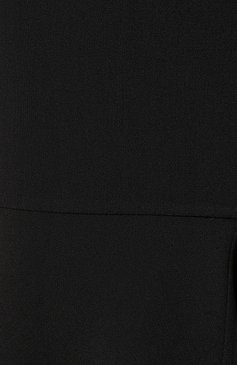 Женская шерстяная юбка GIORGIO ARMANI черного цвета, арт. 9WHNN02C/T001J | Фото 5 (Материал внешний: Шерсть; Женское Кросс-КТ: Юбка-одежда; Длина Ж (юбки, платья, шорты): Миди; Статус проверки: Проверена категория)