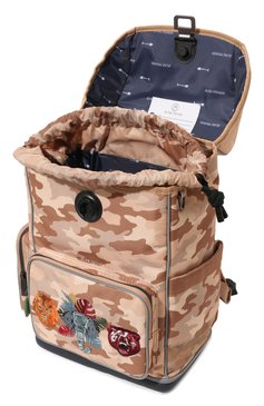 Детская рюкзак maxi JEUNE PREMIER бежевого цвета, арт. ERX22192 | Фото 3 (Материал: Текстиль)