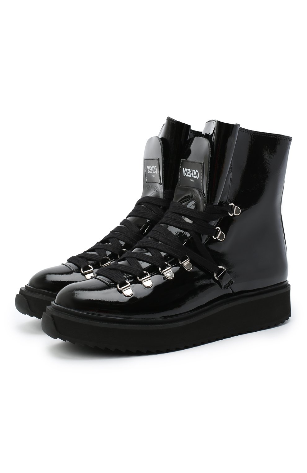 Кожаные ботинки Alaska Kenzo FA62BT301L64, цвет чёрный, размер 36 - фото 1