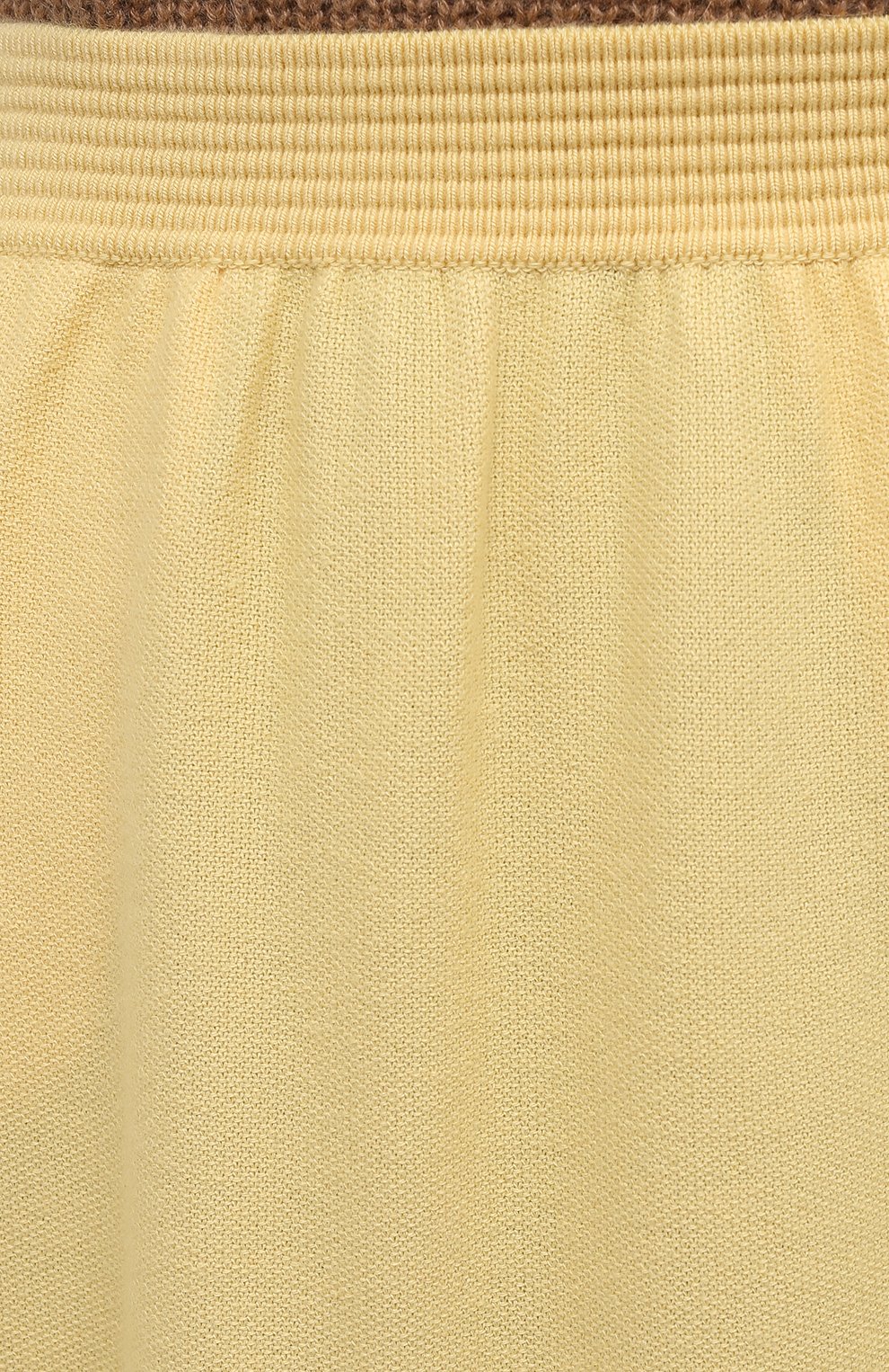 Женская кашемировая юбка LORO PIANA желтого цвета, арт. FAL5211 | Фото 5 (Материал внешний: Шерсть, Кашемир; Региональные ограничения белый список (Axapta Mercury): RU; Кросс-КТ: Трикотаж; Женское Кросс-КТ: Юбка-одежда; Длина Ж (юбки, платья, шорты): Миди; Стили: Кэжуэл)