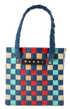 Детская сумка MARNI синего цвета, арт. M00178-M00IW | Фото 1 (Материал: Экокожа)