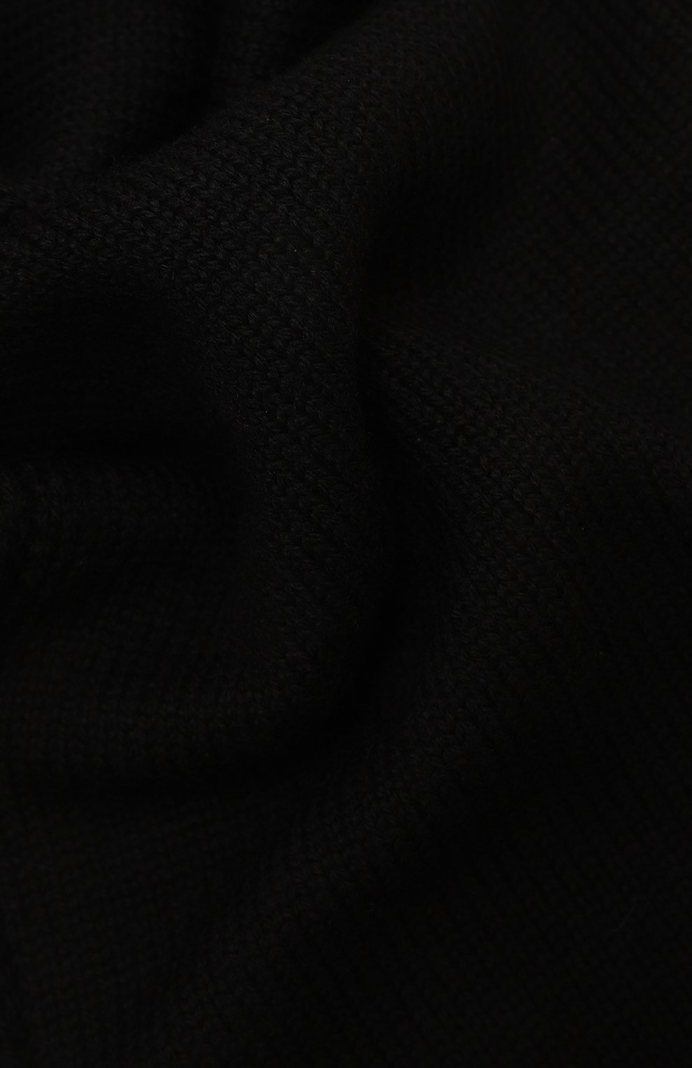 Детский шерстяной шарф VERSACE черного цвета, арт. 1010846/1A07913 | Фото 2 (Материал: Текстиль, Шерсть; Материал сплава: Проставлено; Нос: Не проставлено)