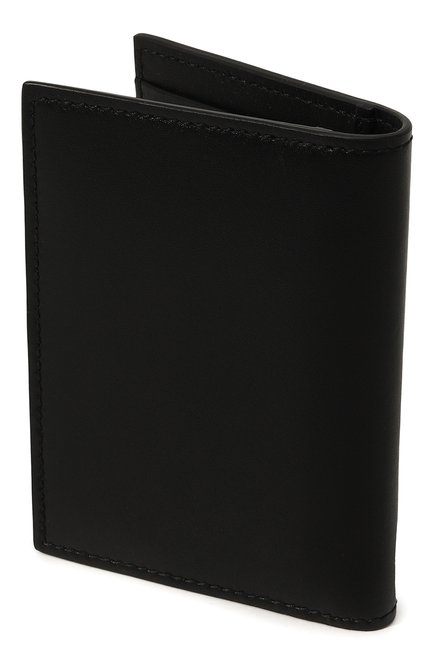 Мужской кожаное портмоне ALEXANDER MCQUEEN черно-белого цвета, арт. 625523/1AAMJ | Фото 2 (Материал сплава: Проставлено; Материал: Натуральная кожа; Нос: Не проставлено)