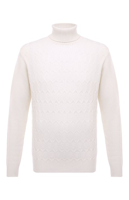 Мужской кашемировый свитер CORNELIANI белого цвета по цене 115500 руб., арт. 92M535-3825118 | Фото 1