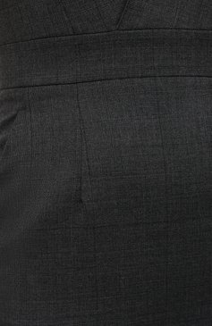 Женский шерстяной костюм DSQUARED2 темно-серого цвета, арт. S75FZ0067/S53014 | Фото 7 (Материал внешний: Шерсть; Рукава: Дли�нные; Длина (для топов): Стандартные; Материал сплава: Проставлено; Стили: Классический; Случай: Формальный; Кросс-КТ: костюм; Драгоценные камни: Проставлено; Материал подклада: Хлопок)