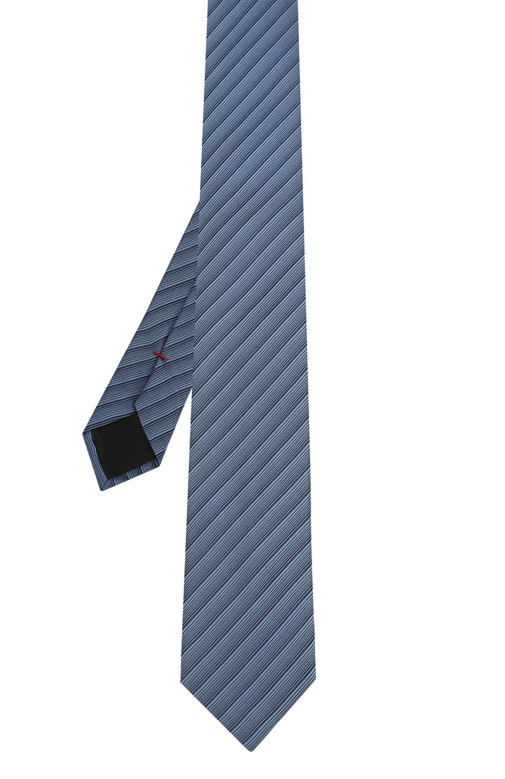 Мужской шелковый галстук HUGO голубого цвета, арт. 50434550 | Фото 2 (Принт: С принтом; Материал: Текстиль, Шелк)