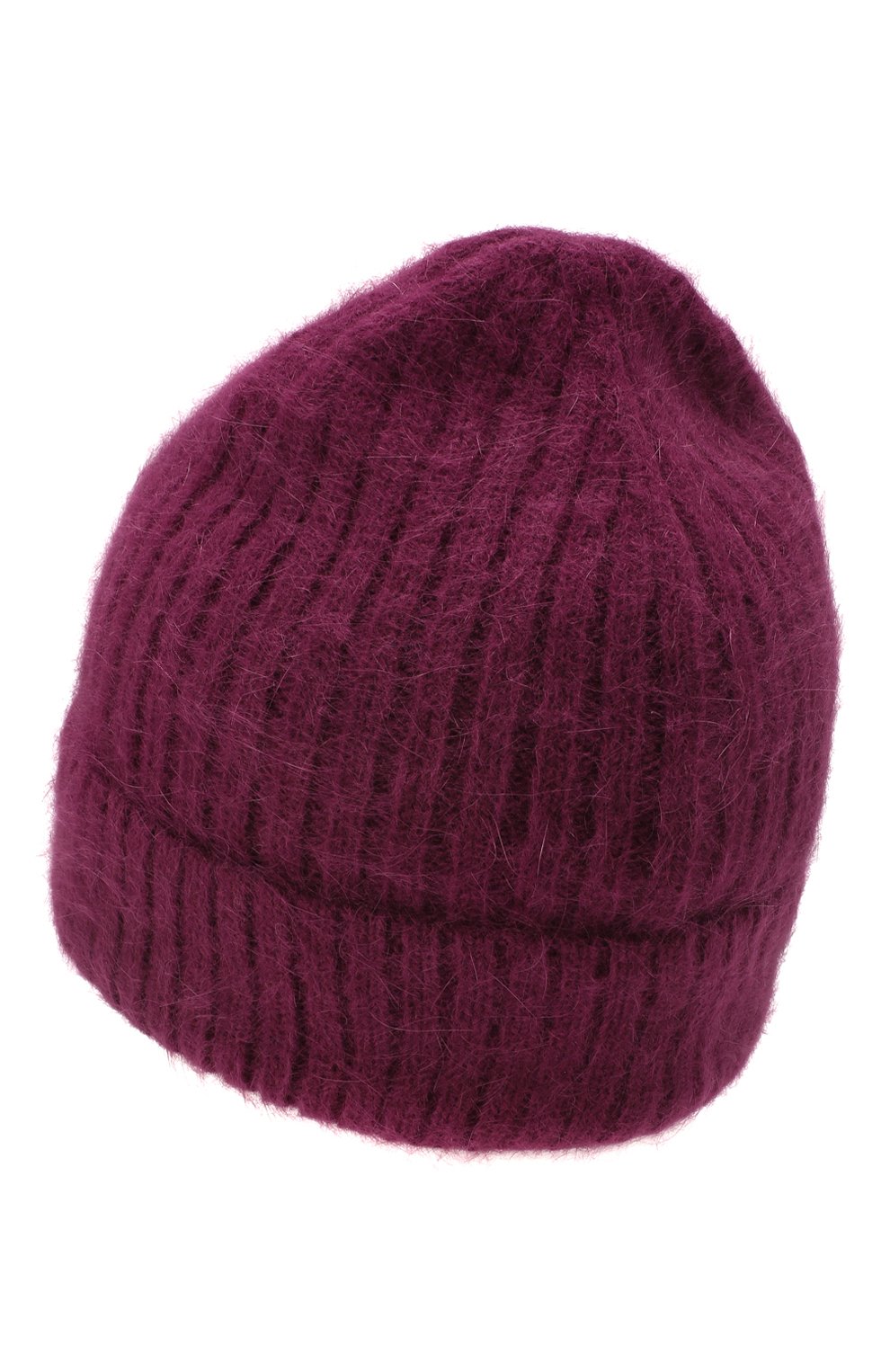 Женская шапка naomi CANOE бордового цвета, арт. 4702822 | Фото 2 (Материал: Текстиль, Шерсть; Статус проверки: Проверена категория)