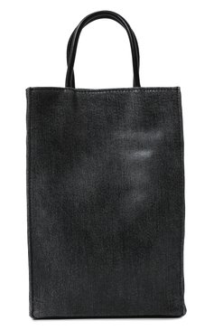 Женский сумка-шопер dsl medium DIESEL темно-серого цвета, арт. X08923/P4637 | Фото 6 (Сумки-технические: Сумки-шопперы; Размер: medium; Ремень/цепочка: На ремешке; Материал: Экокожа)