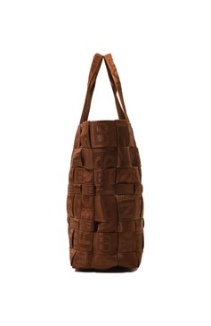 Женский сумка-тоут strapcycle large BORBONESE коричневого цвета, арт. 924522 | Фото 4 (Сумки-технические: Сумки-шопперы; Материал: Текстиль; Размер: large)