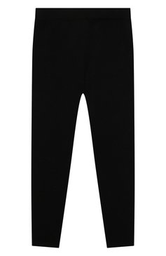 Детские кашемировые брюки GIORGETTI CASHMERE черного цвета, арт. MB933/WS/2A-6A | Фото 1 (Материал внешний: Шерсть, Кашемир; Случай: Повседневный; Девочки-школьная форма: Брюки; Статус проверки: Проверена категория; Ростовка одежда: 4 года | 104 см, 6 лет | 116 см)