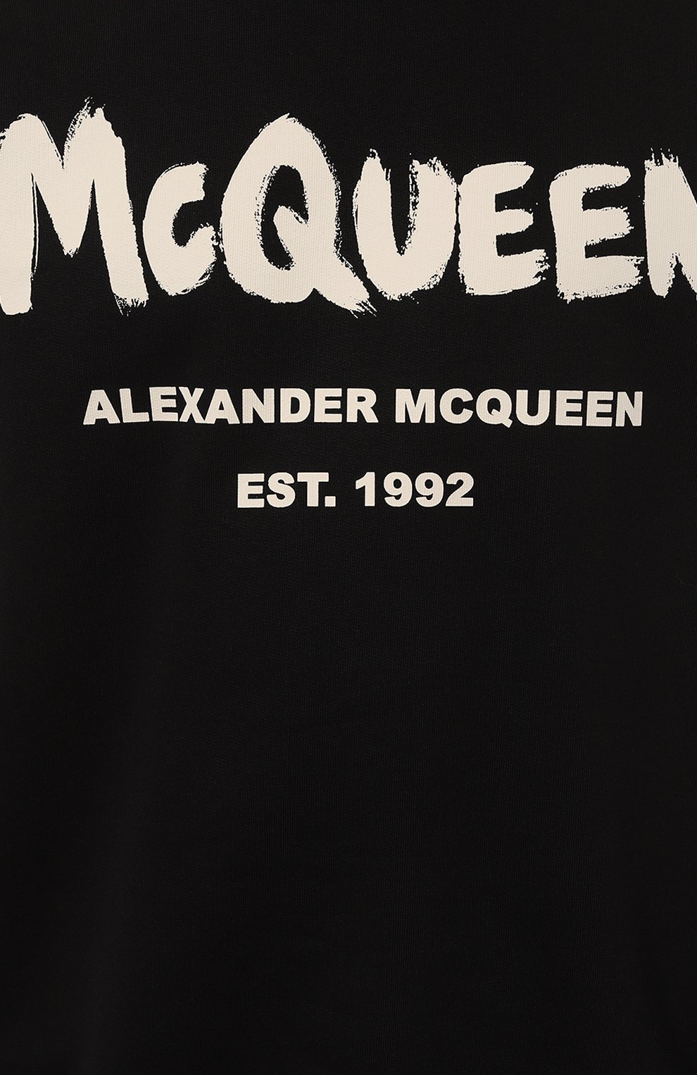 Хлопковый свитшот Alexander McQueen 688713 QTZ81 Фото 5