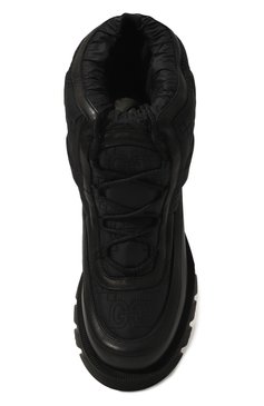 Мужские комбинированные сапоги GUCCI черного цвета, арт. 680888 UF720 | Фото 6 (Материал внешний: Текстиль; Материал внутренний: Натуральная кожа, Текстиль; Материал утеплителя: Без утеплителя; Подошва: Массивная; Мужское Кросс-КТ: Сапоги-обувь, Дутики)