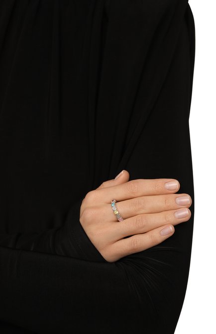 Женские кольцо LEVASHOVAELAGINA разноцветного цвета, арт. Кольцо smile | Фото 2 (Нос: Не проставлено; Региональные ограничения белый список (Axapta Mercury): Не проставлено)