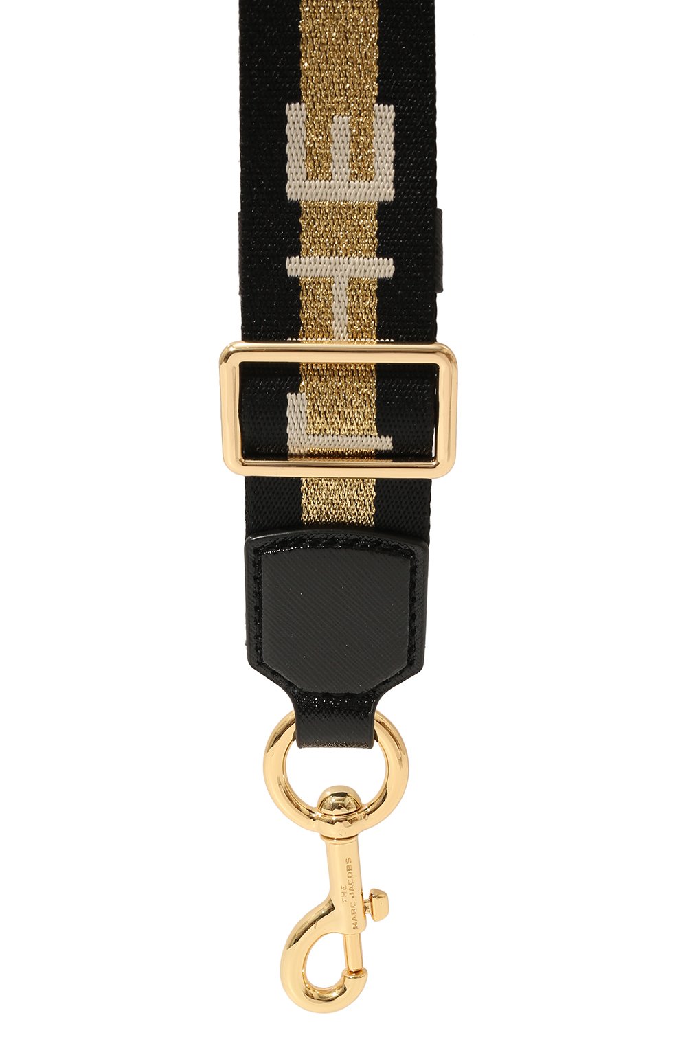 Женские текстильный ремень для сумки MARC JACOBS (THE) золотого цвета, арт. M0014328 | Фото 3 (Кросс-КТ: ремень-сумка; Материал: Текстиль)