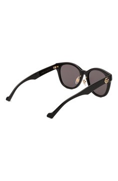 Женские солнцезащитные очки GUCCI черного цвета, арт. GG1002SK 001 | Фото 4 (Тип очков: С/з; Оптика Гендер: оптика-женское; Очки фо рма: Круглые)