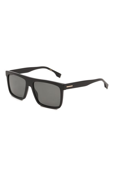 Мужские солнцезащитные очки BOSS черного цвета, арт. 1440 807 | Фото 1 (Кросс-КТ: С/з-мужское; Оптика Гендер: оптика-мужское)
