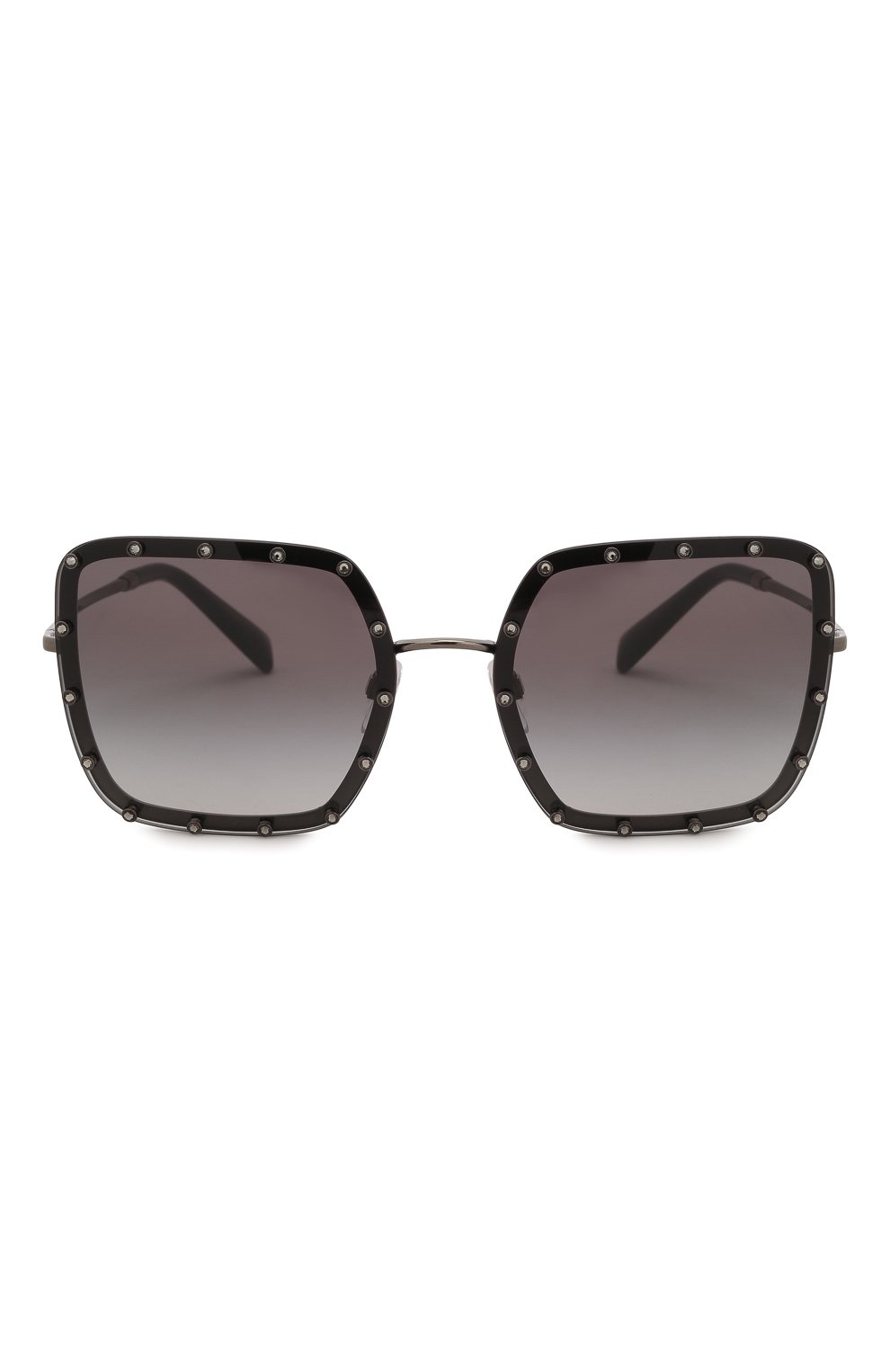 Женские солнцезащитные очки VALENTINO серого цвета, арт. 2052-30398G | Фото 3 (Тип очков: С/з; Очки форма: Бабочка)