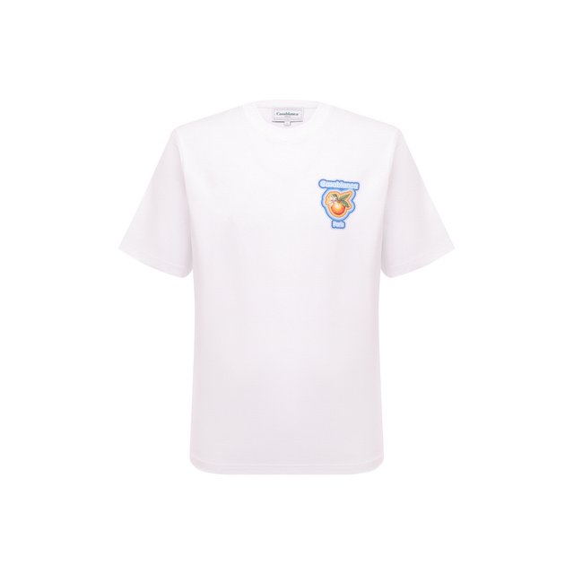 Хлопковая футболка Casablanca MS23-JTS-001-24