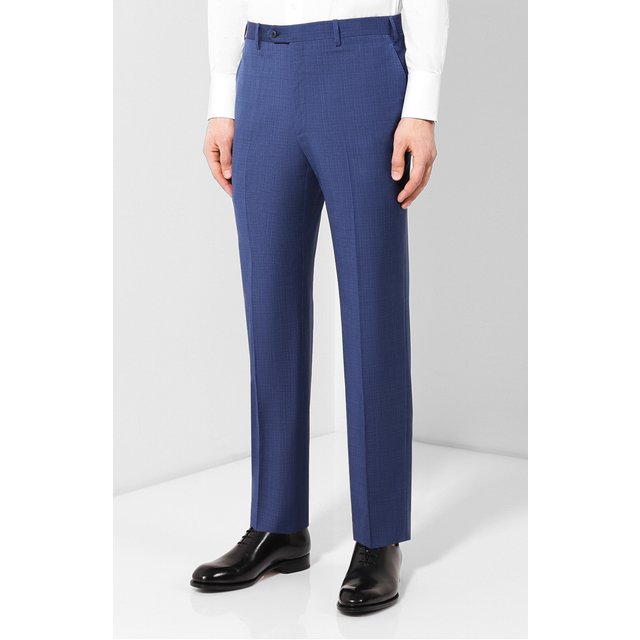 Шерстяные брюки Brioni  RPL60R/P7AW7/TIGULLI0 Фото 3